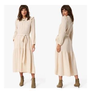 Xirena Mia Chelsea Cotton Gauze Cream Dress-Size S